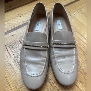 LK Bennett Women's Light Pink Leather Loafers